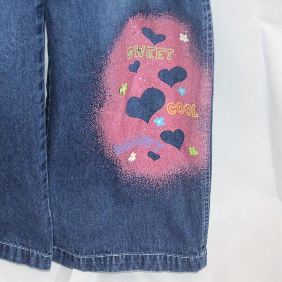 Vintage Scooby Doo Denim Overalls Kids Cartoon Baggy 90s Y2K Size 16 XL - Picture 6 of 14
